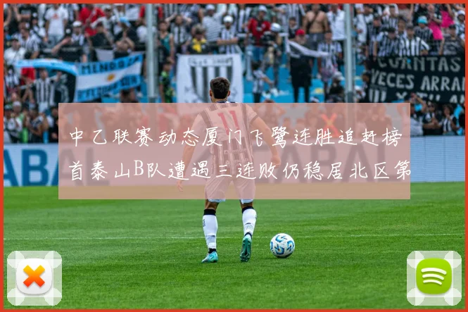中乙联赛动态厦门飞鹭连胜追赶榜首泰山B队遭遇三连败仍稳居北区第三